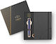 Parker Desk Set with Notebook and Pen IM Monochrome 2pcs