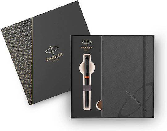 Parker Stiftset Rollerball Schwarz (in einer Papierkassette)