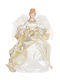 30cm Tm Christmas Christmas Tree Topper Ornament White