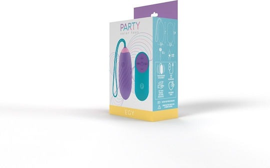 Party Color Toys Δονητής Egg Μωβ