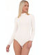 Bodysuit pentru femei Λευκό
