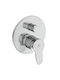 Ideal Standard Built-in Faucet Mixer for Shower 2 Exits Silver