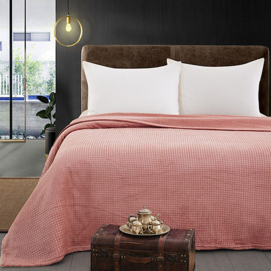 Beauty Home Μονή 160x220εκ. Ροδακινί Beauty Home Μονή 160x220εκ. Ροδακινί