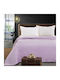 Beauty Home Fleece Decke Einzeln 160x220cm Flieder