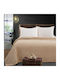 Beauty Home Κουβέρτα Fleece Υπέρδιπλη 220x240εκ. Μπεζ