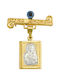 Kinder Sicherheitsnadel aus Gold 9K