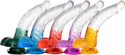 Realistic Dildo with Balls and Suction Cup Green