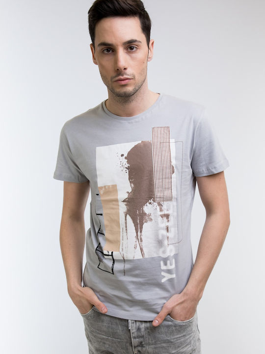 Yes Zee T738 S101 633 T-shirt Gray
