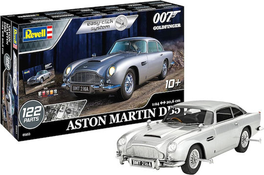 Revell James Bond - Aston Martin Db5 Φιγούρα Μοντελισμού Ασημί 90 Κομματιών σε Κλίμακα 1:24 με Κόλλα και Χρώματα