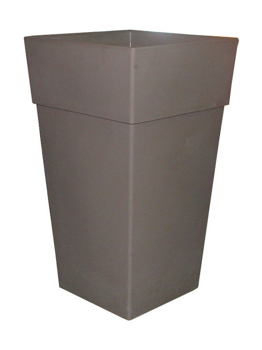 Bama Ghiveci Plastic Grey-Brown 50x50x87.5cm.