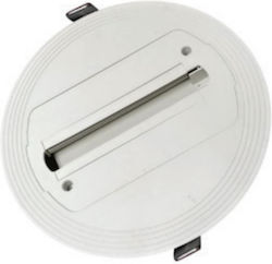 Aca Mounting Base for Spotlights White RTB2WW