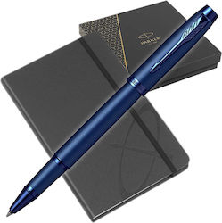 Parker Im Monochrome Set with Notebook and Pen