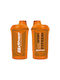 Fit Shaker Πρωτεΐνης 600ml Πλαστικό Πορτοκαλί