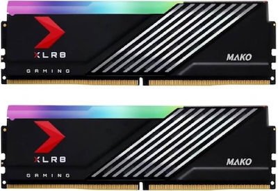 PNY 32GB DDR5 RAM with 2 Modules (2x16GB) and 6400 Speed for Desktop