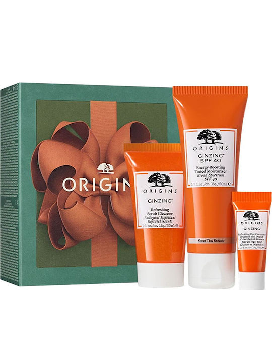 Origins Brilliant Bests Ginzing™ Trio To Refresh & Illuminate Hautpflegeset für Aufhellung 3Stück