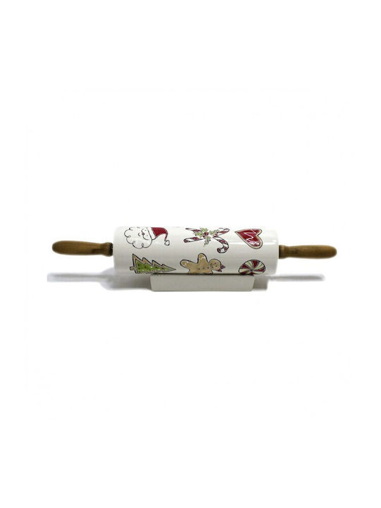 Marva Christmas rolling pin Ceramic