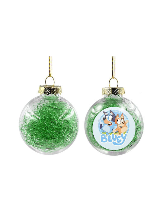 Ornament De Brad Căţeluş Din Plastic Verde Agăţ...