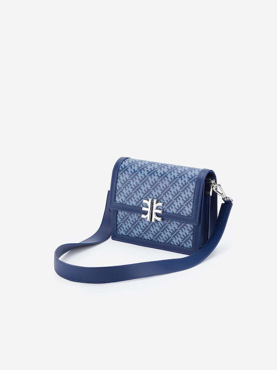 JW PEI Din piele Geantă de damă Crossbody Albastră