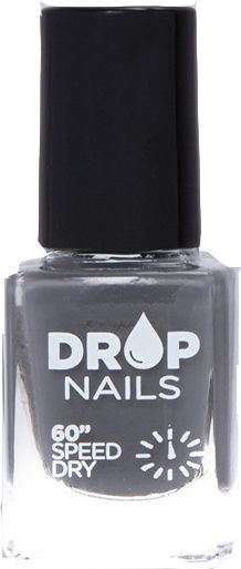 Drop Cosmetics Lac De Unghii Lucios 337 (Gri Negru)