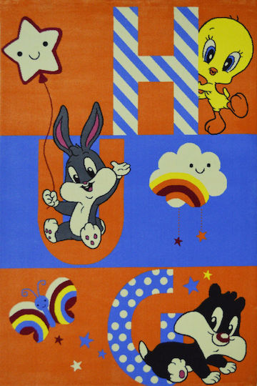 Sprintzio Παιδικό Χαλί Πορτοκαλί 133x200cm