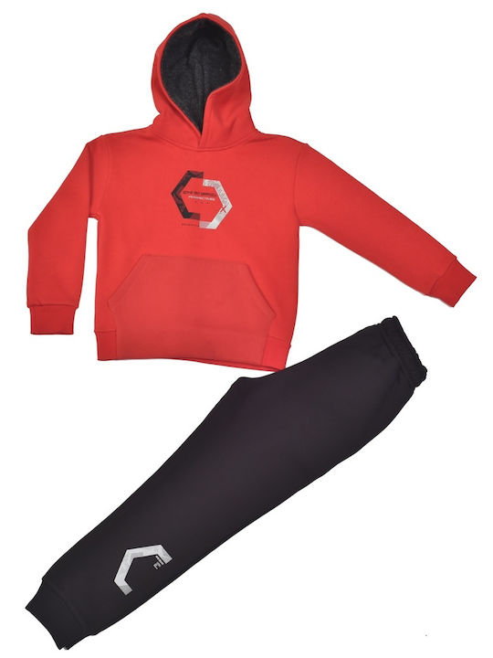 Level Up Kinder Sweatpants Set - Jogginganzug Red 2Stück