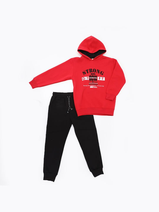 Reflex Kids Sweatpants Set Red 2pcs