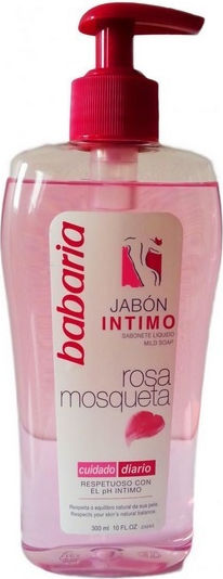 Babaria Rosa Mosqueta Αφρόλουτρο σε Gel με AHA & Άρωμα Τριαντάφυλλο 300ml
