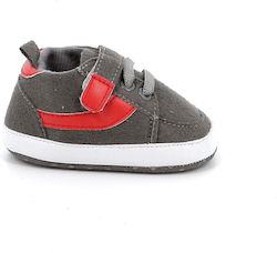 Happy Baby Βρεφικά Sneakers Αγκαλιάς Γκρι