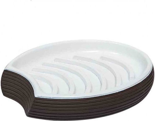 Marva Sierra Soap Dish Resin White