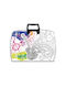 Spree Plastic Drafting Bag with Handle Multicolored