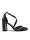 Pumps mit Riemchen Schwarz