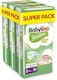 Babylino Tape Diapers Sensitive Cotton Soft Super Pack Sensitive No. 3 for 4-9 kgkg 168pcs