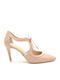 Pantofi cu toc Roz