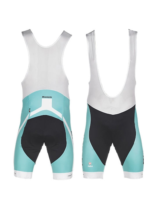 Bianchi Колани за колоездене с презрамки Turquoise
