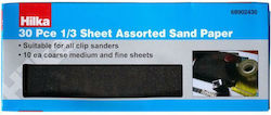 Hilka Sandpaper 90x225mm Set 30pcs Hilka Sandpaper 90x225mm Set 30pcs