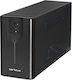 Serioux SRXU-LD1200LI UPS Line-Interactive 1200VA 720W with 4 Schuko AC Outlets