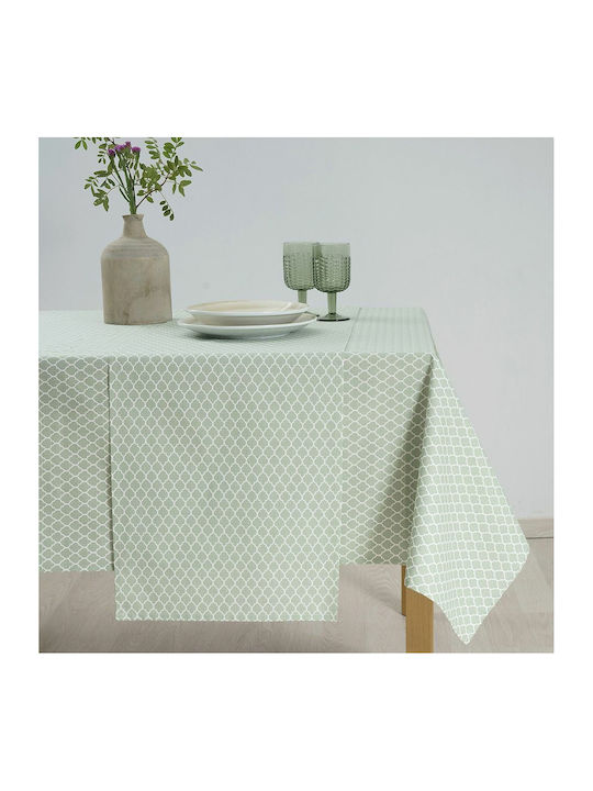 Dimeco Tablecloth Cotton Luz Mint 140x140cm