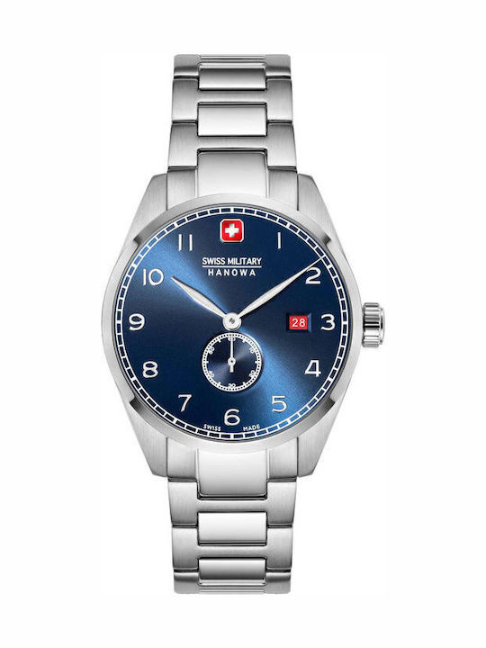 Swiss Military Hanowa Herrenuhr Batterie mit Si...