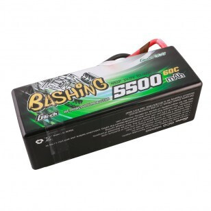 Gens ace G-Tech 5500mAh 4S1P 14.8V 60C HardCase RC car Lipo Battery