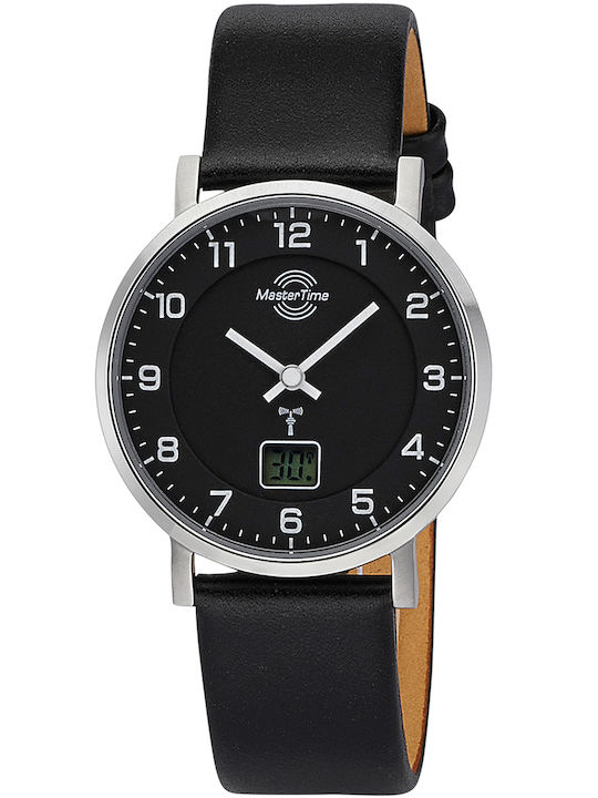 Women's Watch with Black Leather Strap