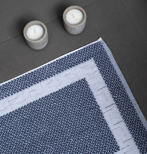 Blanc de Blanc Hotel Bathroom Mat Gray 50x75cm