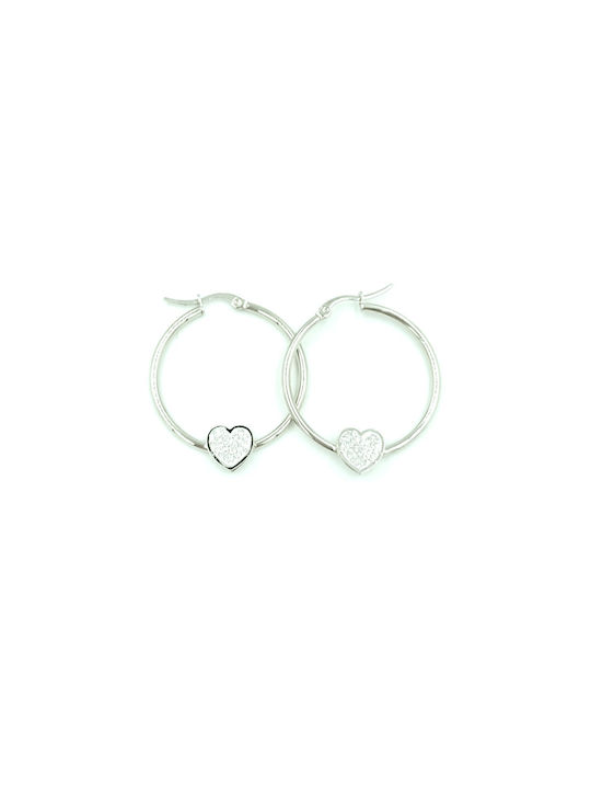 Stainless Earrings Hoops made of Steel