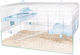 Zolux Panas Rodent Cage 48x48x45cm