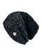 Beanie Beanie Knitted in Black color