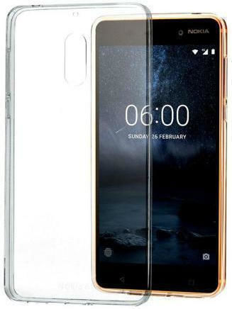 Nokia Crystal Slim Back Cover Σιλικόνης Διάφανο (Nokia 6)