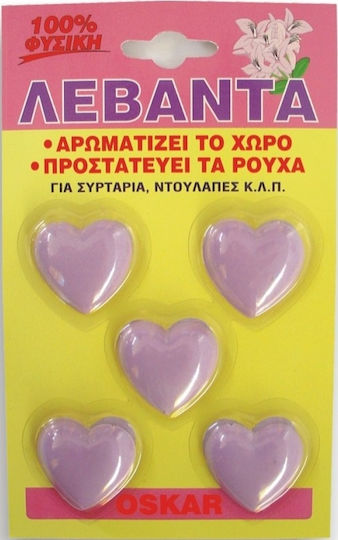 Oskar Αρωματικό Ντουλάπας με Άρωμα Λεβάντα 0220 5τμχ