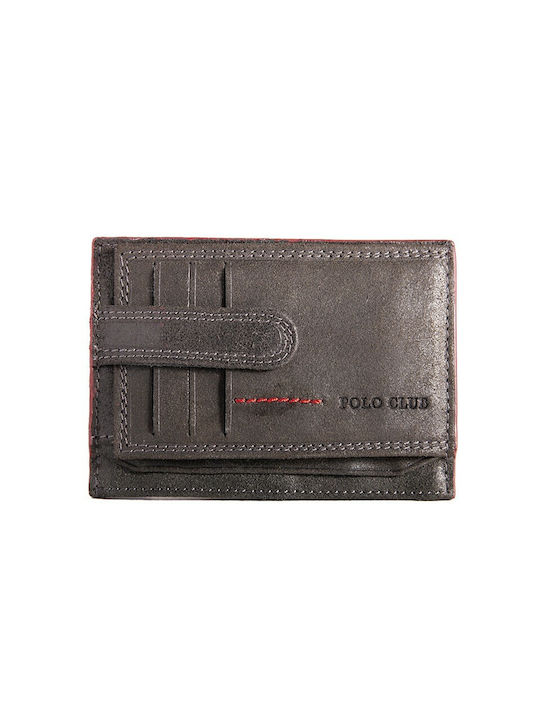 Harvey Miller Men's Leather Wallet Gray