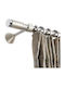 Aslanis Home Metallisch Vorhangstange Lux Einfach Φ25mm 300cm Nickel Satin