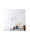 The Home Deco Factory Като Огледало за Стена с Черен Пластмаса Рамка 22.4x24.9см 3бр