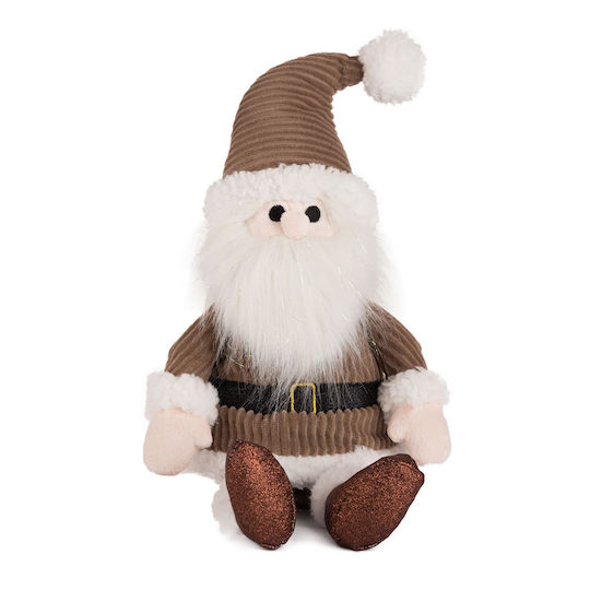 Plüsch Dekorativer Weihnachtsmann Braun